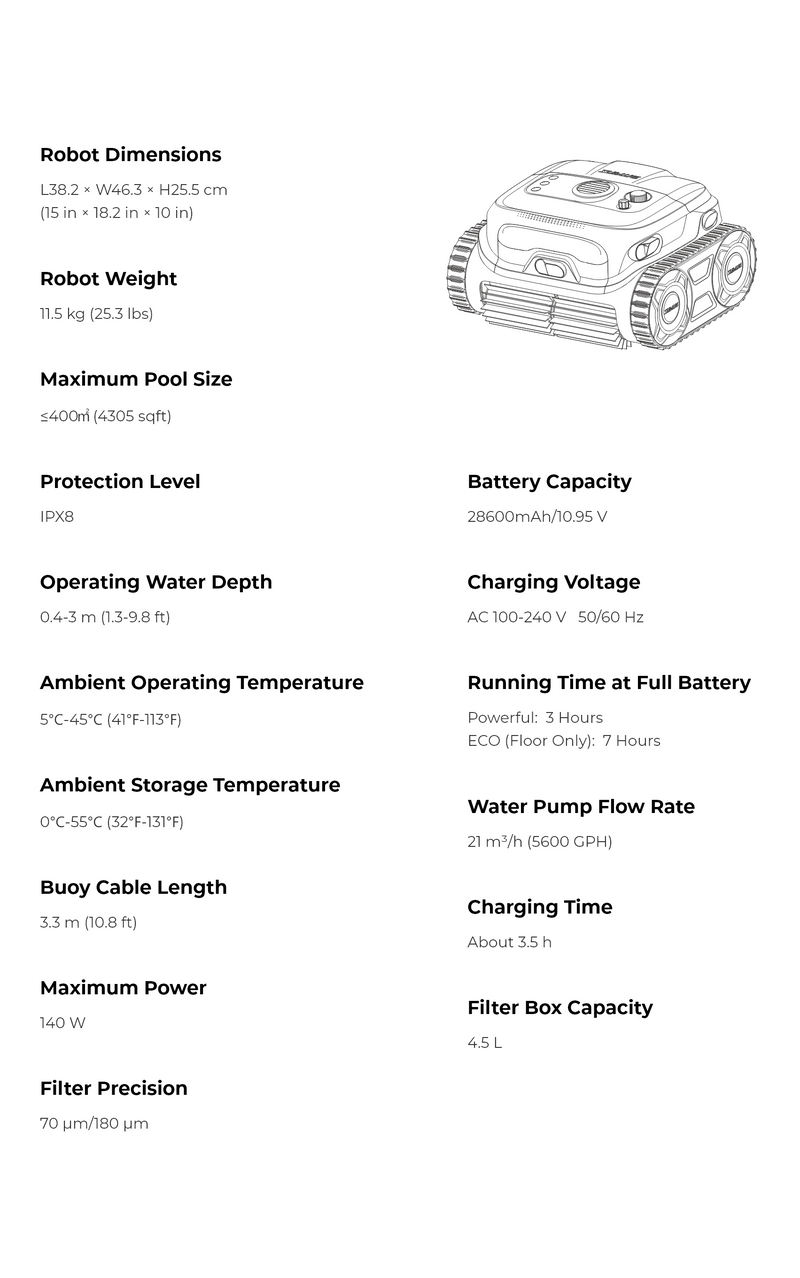 Load image into Gallery viewer, BN Pro Robotic Pool Cleaner
